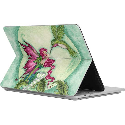 Amy Brown Flirting Fairy and Hummingbird Surface Laptop Studio Skin